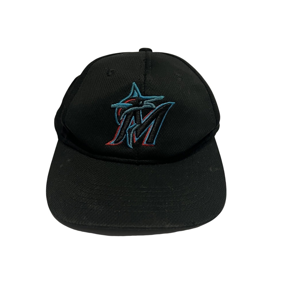Miami‎ Marlins Hat Cap Youth One Size Black MLB Baseball OC Sports Team